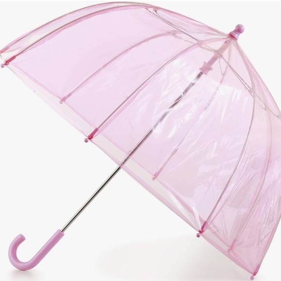 Accessories - Pink clear moon parasol umbrella rain pastel gothic Lolita adult or kid girls